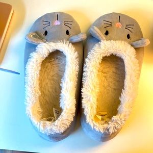 Cat Slippers Fuzzy Sleep Foot Shoe Cold Nights